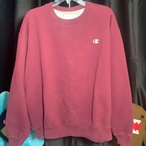 Vintage 90s Burgundy Champion Eco Crewneck XL